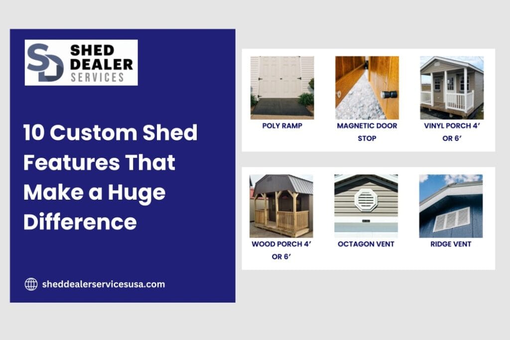 10 Custom Shed Features That Make a Huge Difference
