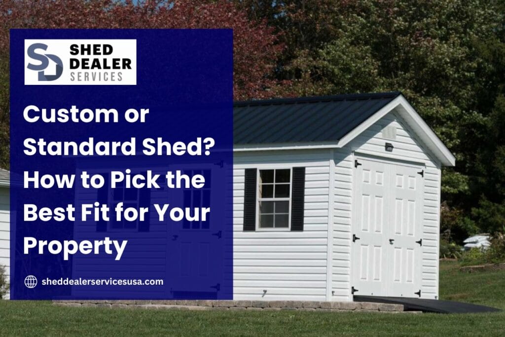 Custom or Standard Shed? How to Pick the Best Fit for Your Property