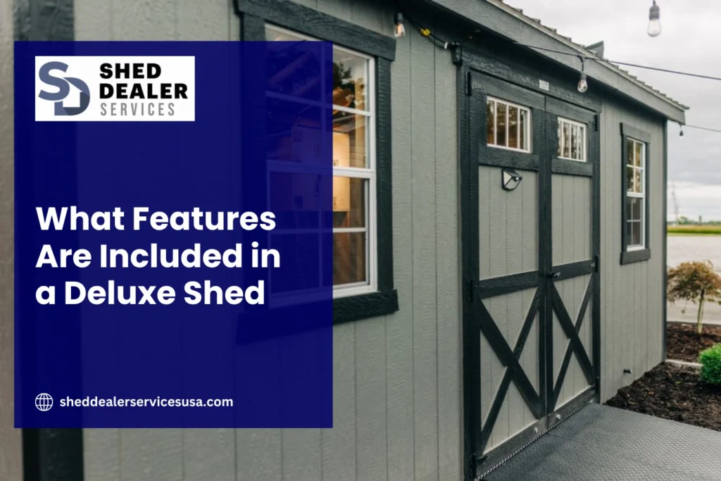 What Features Are Included in a Deluxe Shed